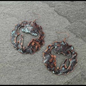 Steer Head Earrings